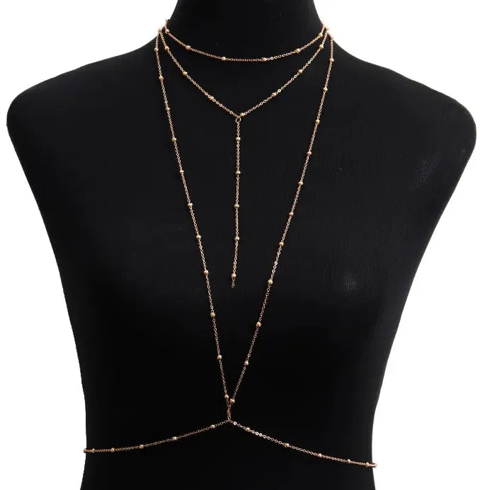 Bohemian Zinc Alloy Animal Pattern Waist Body Chain for Women Beach Wedding Bikini