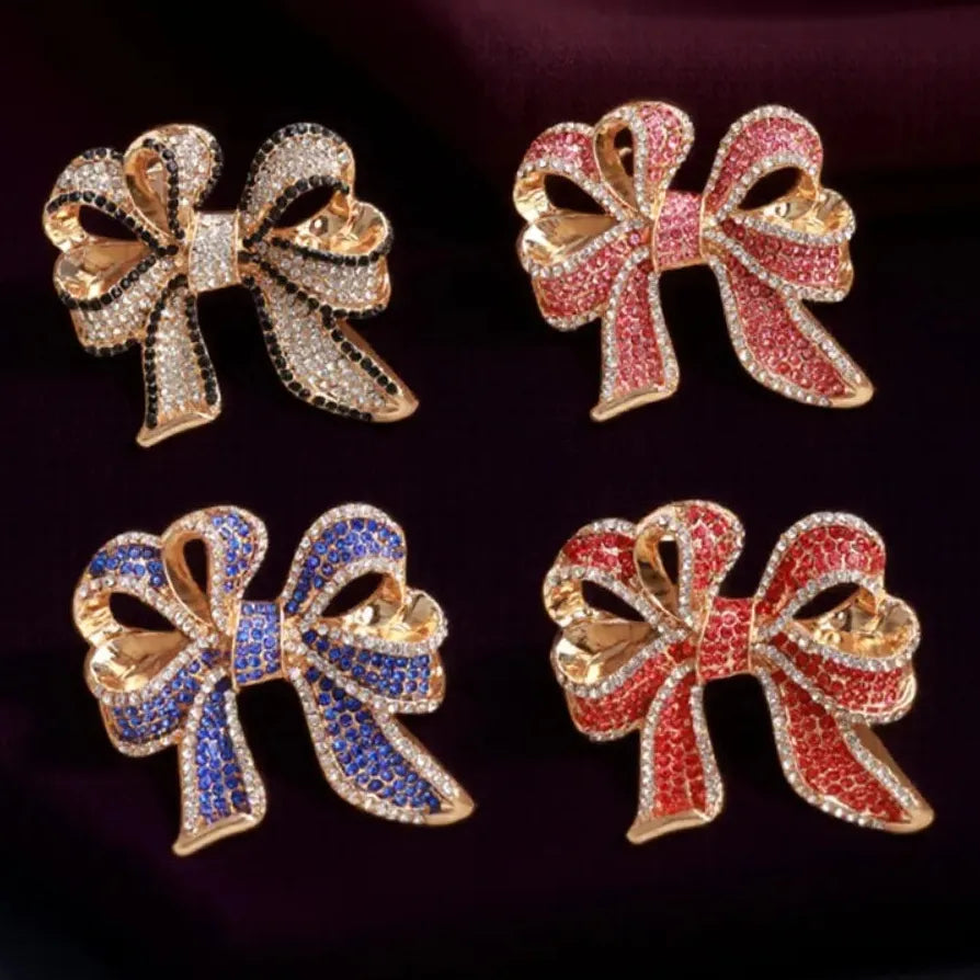 Luxury Classic Bow Brooch Pin for Men & Women Gift