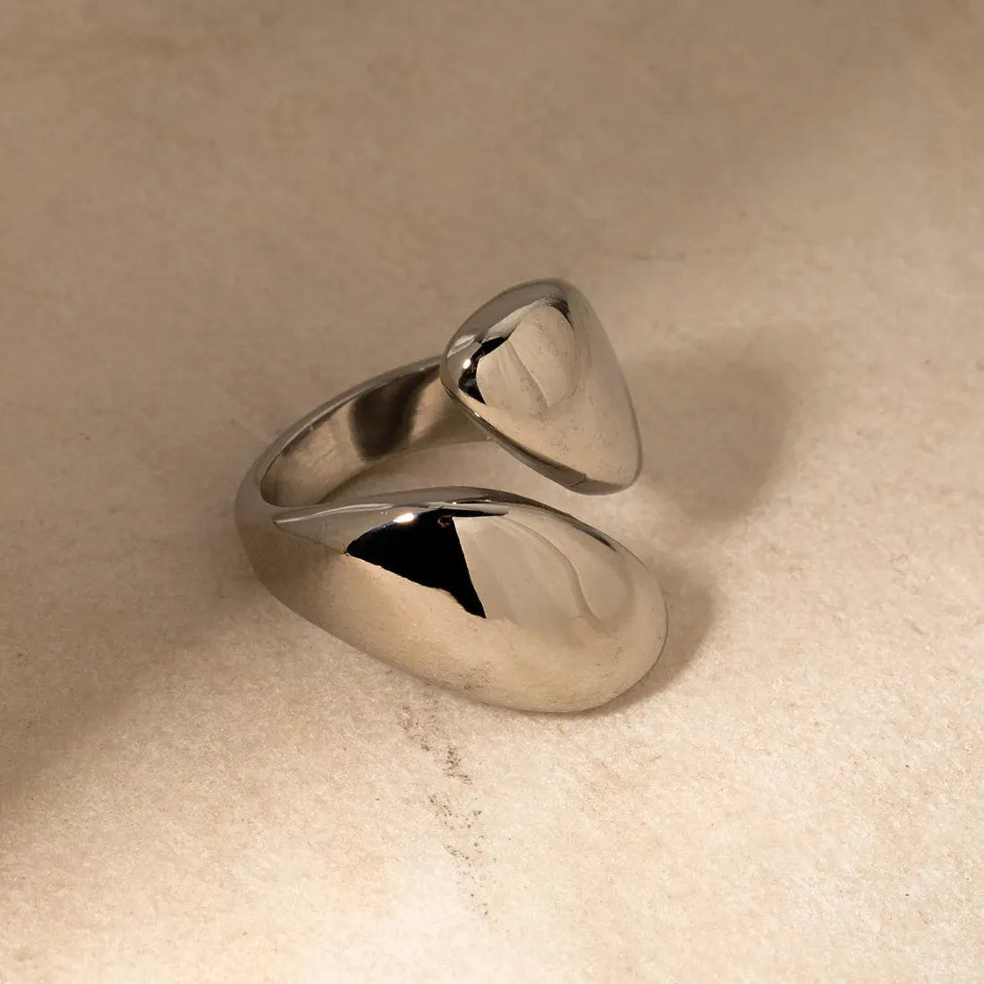 3Pcs Punk Metal Open Rings Set Vintage Y2K Fashion Jewelry for Women Men Party
