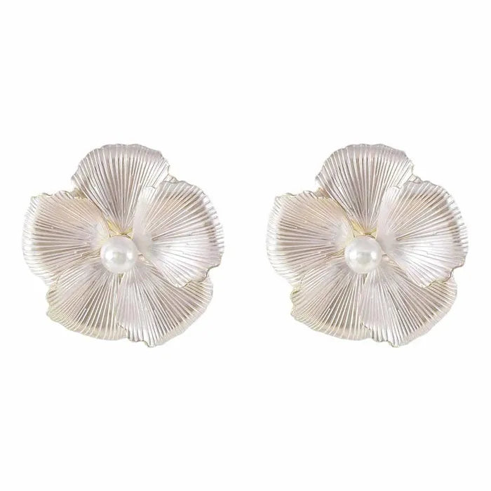Colorful Floral Drop Earrings for Women Zinc Alloy Jewelry Gift