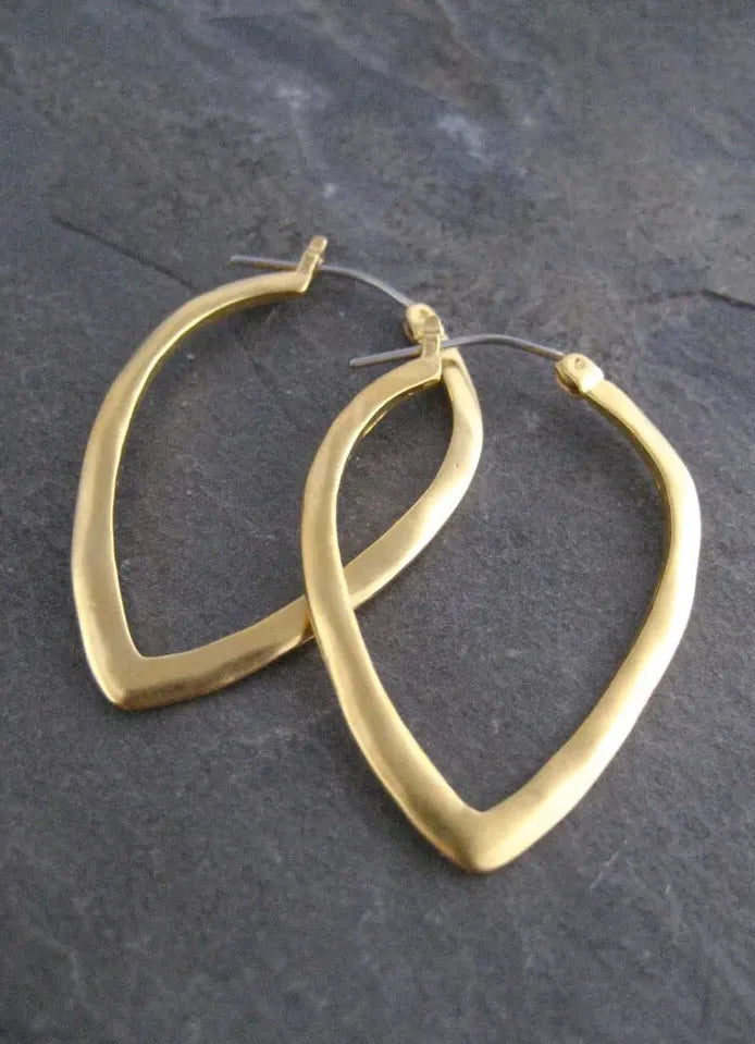 Geometric Heart-Shaped Zinc Alloy Earrings for Women Fashion Parties Wedding Jewelry