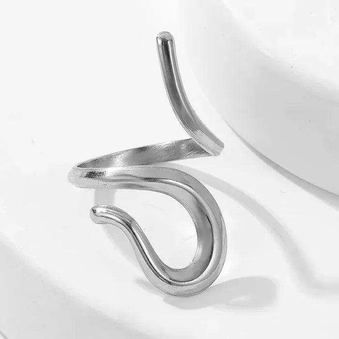 Gold Stainless Steel Rings for Women Men 2025 Party Jewelry Gifts Mood Tracker