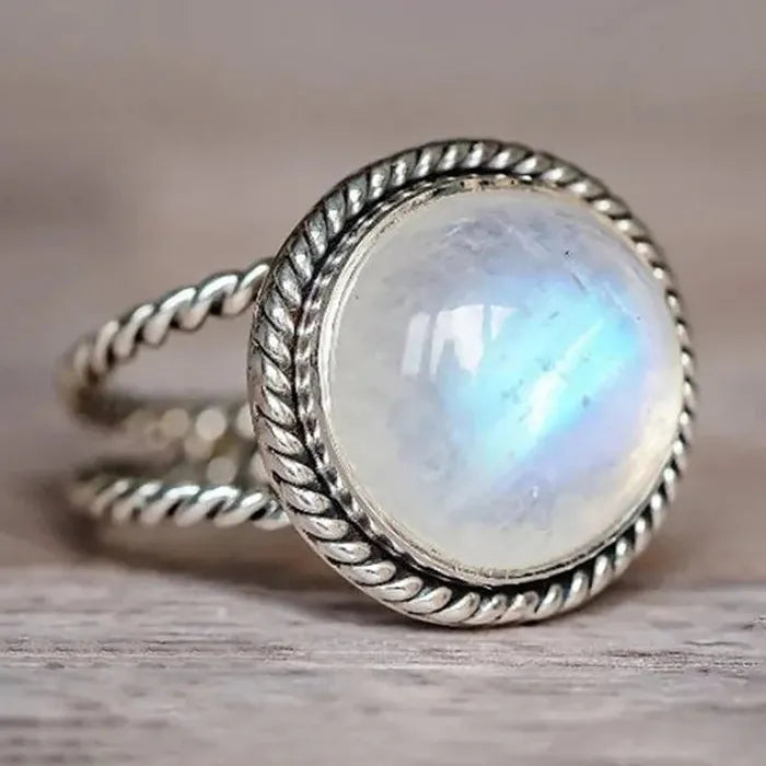 Retro Resin Ring for Women European American Fashion Simple Exquisite Jewelry
