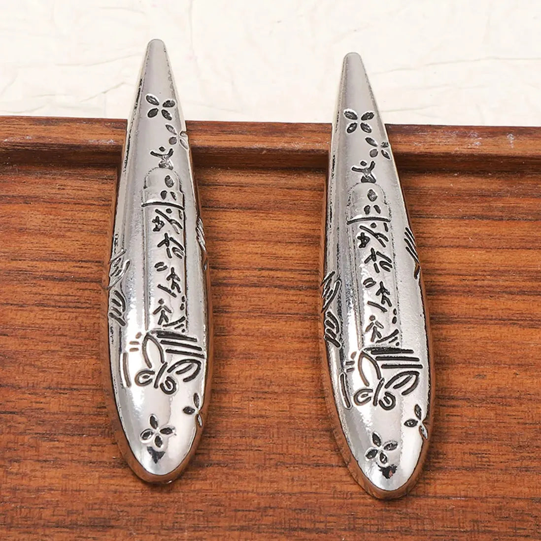 French Retro Bowknot Drop Earrings for Women Vintage Floral Jewelry Gift