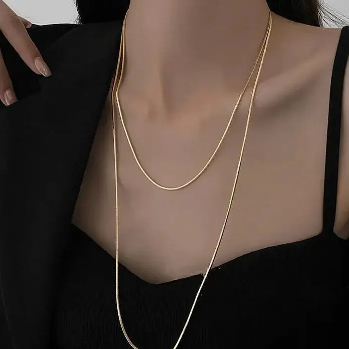 Vintage Silver Round Bead Multi-Layered Pendant Necklace for Women 2024