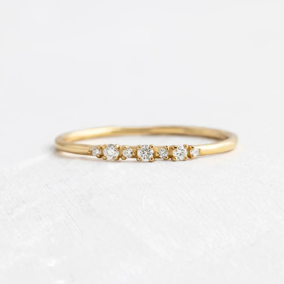 Fashion Wedding Ring for Women Micro Paved Cubic Zirconia Zinc Alloy Jewelry