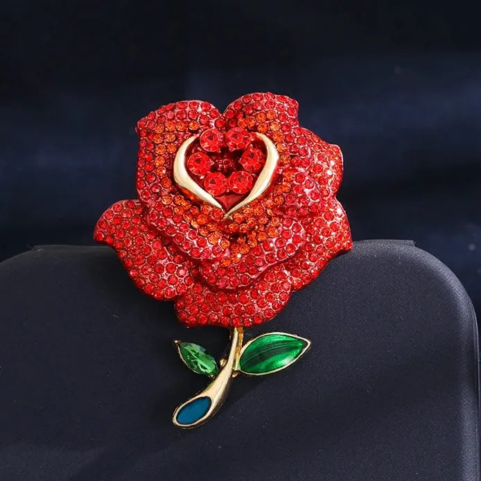 Classic Floral Brooch for Wedding Party Gift Men & Women