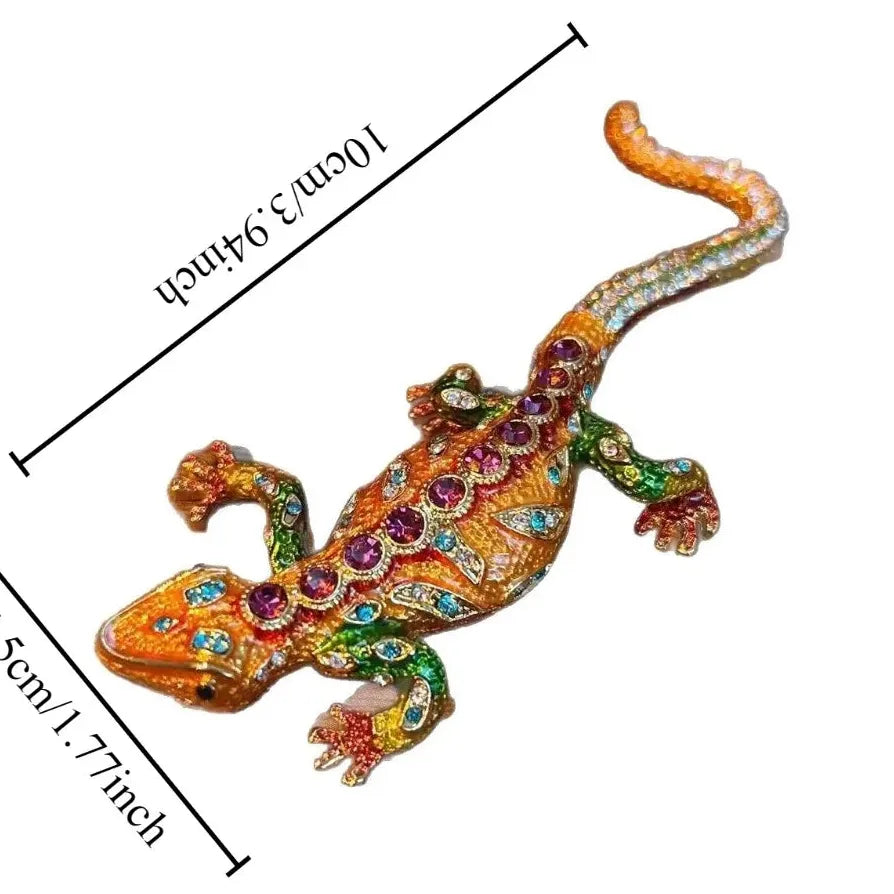 Classic Luxury Lizard Brooch Pin for Men & Women Gift Accessory