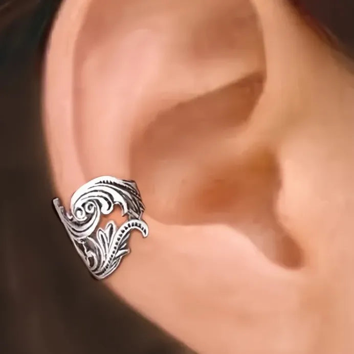 Lightweight Boho Geometric Copper Alloy Clip-On Earrings for Women