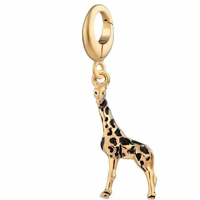 Gold Plated Stainless Steel Geometric Animal Charm Pendant Necklace Trendy Jewelry