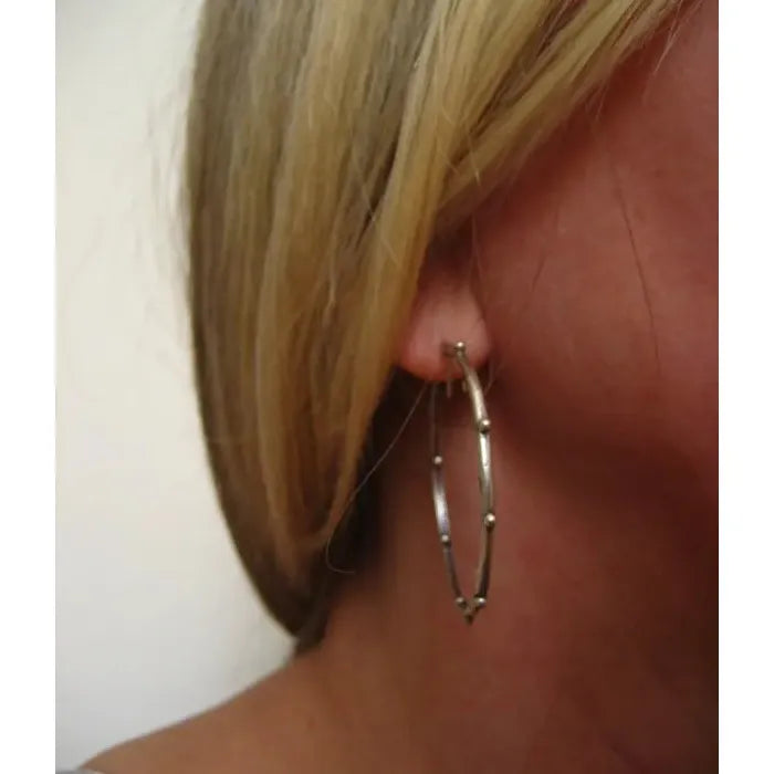 Large Round Zinc Alloy Drop Earrings, Hip-Hop Statement Jewelry for Women