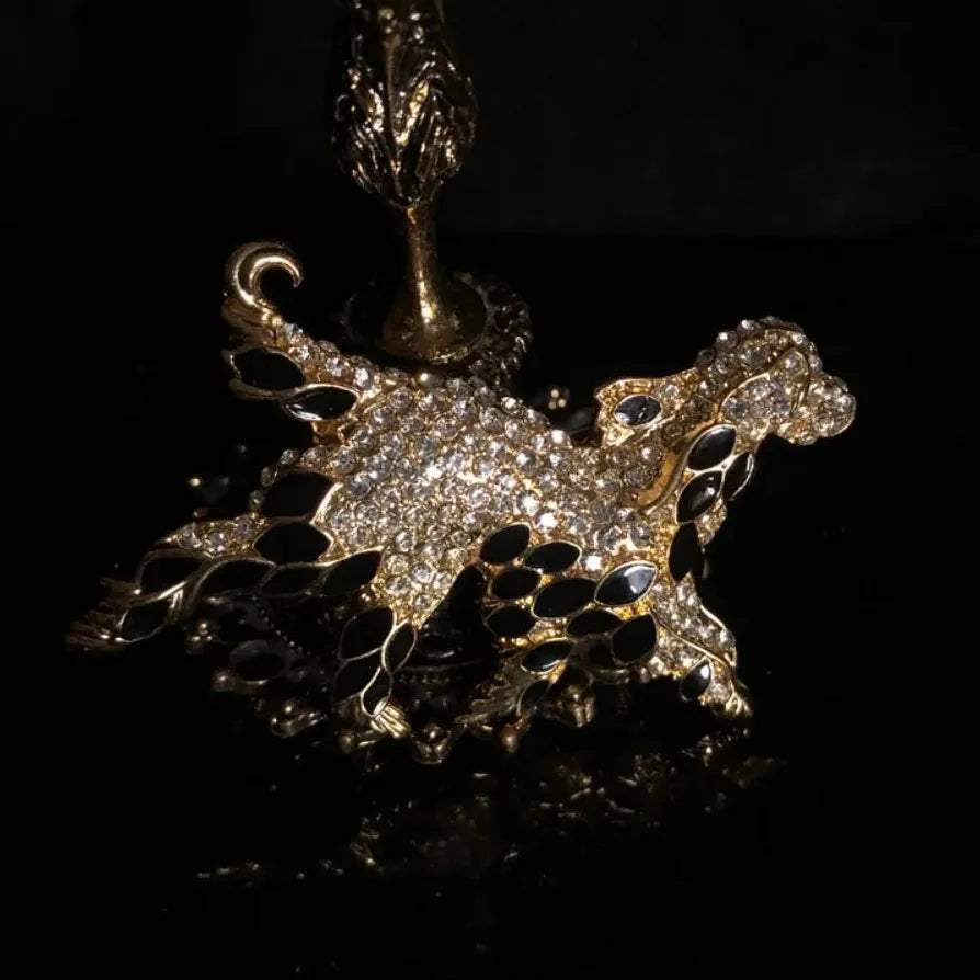 Luxury Classic Poodle Brooch Animal Pin Jewelry Gift for Women