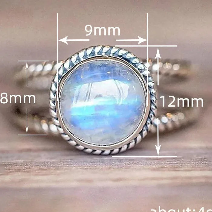 Retro Resin Ring for Women European American Fashion Simple Exquisite Jewelry