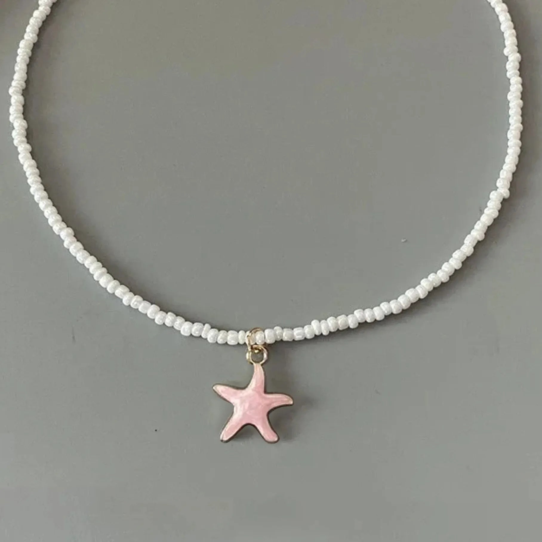 Bohemia Handmade Copper Star Pendant Choker Necklace for Women Girls