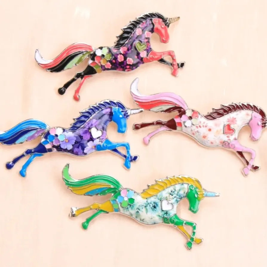 Luxury Classic Unicorn Brooch Wedding Gift for Men and Women