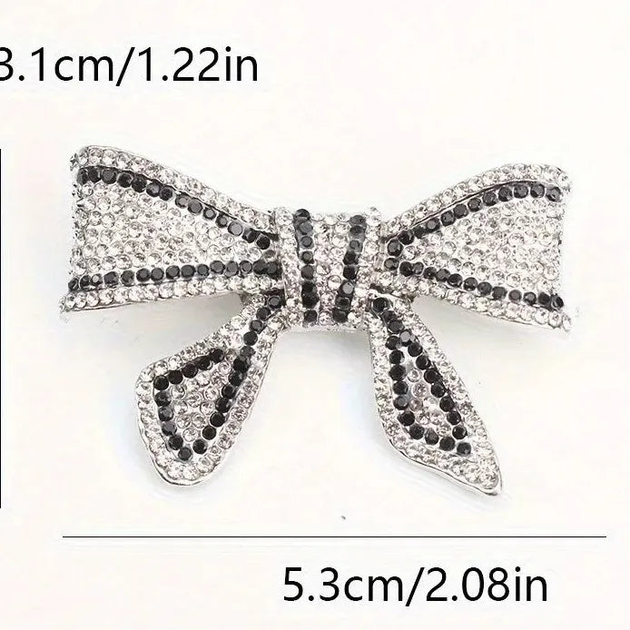 Luxury Bow Brooch Pin for Men and Women Elegant Gift Accessory