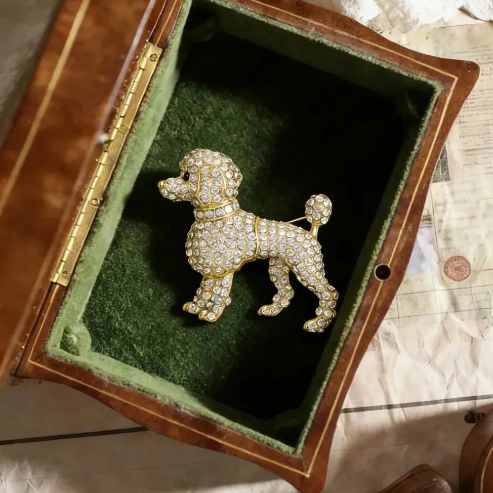 Luxury Classic Puppy Brooch Gift for Men and Women