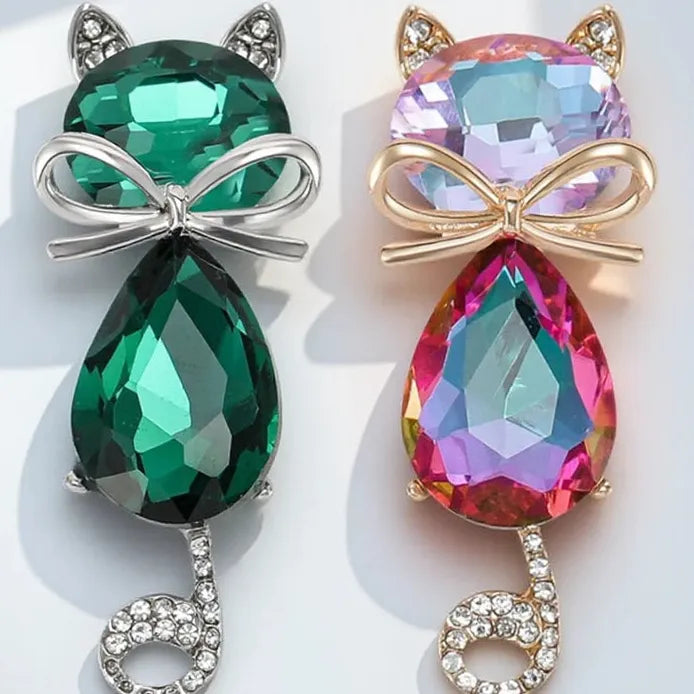 Classic Luxury Bow Brooch for Women Men Elegant Jewelry Gift