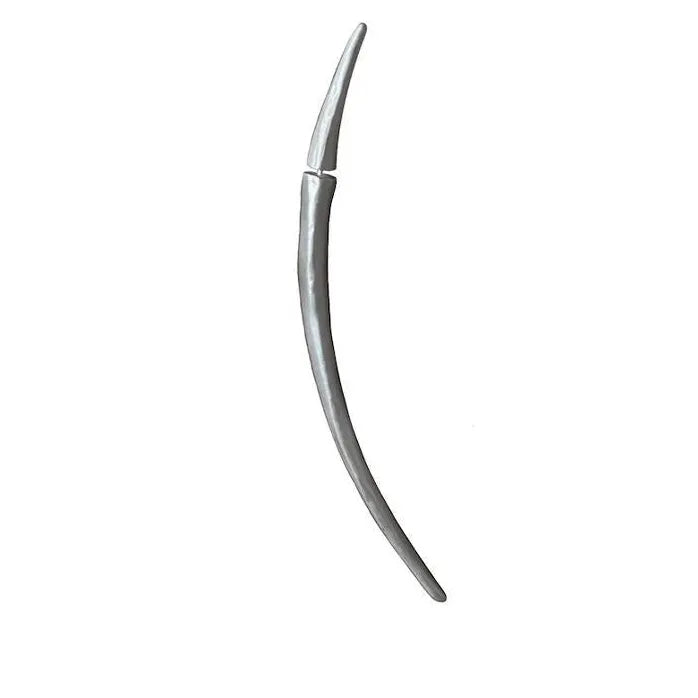 Unisex Curved Moon Geometric Copper Stud Earrings Vintage Urban Jewelry
