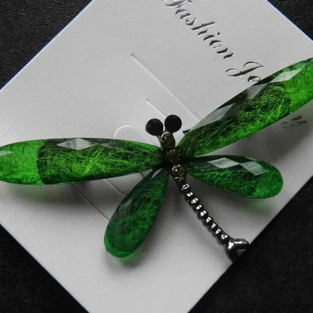 Vintage Crystal Butterfly Brooch Pin Jewelry for Women Elegant Accessory