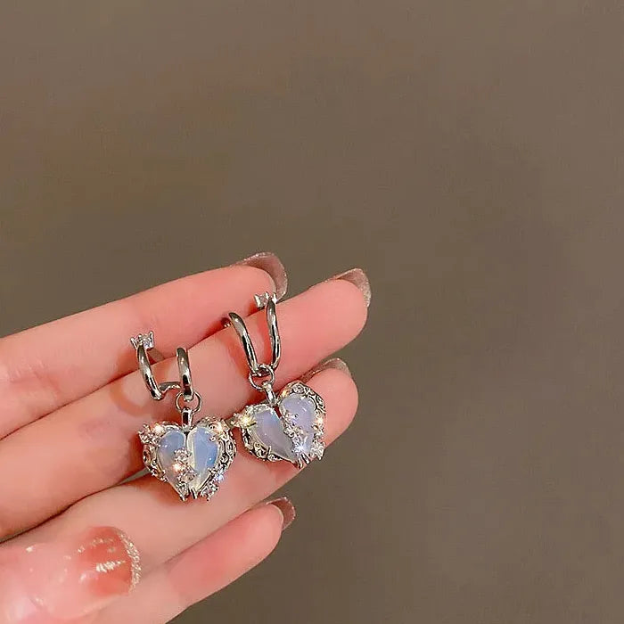 Korean Fashion Geometric Drop Earrings Women Zinc Alloy Jewelry