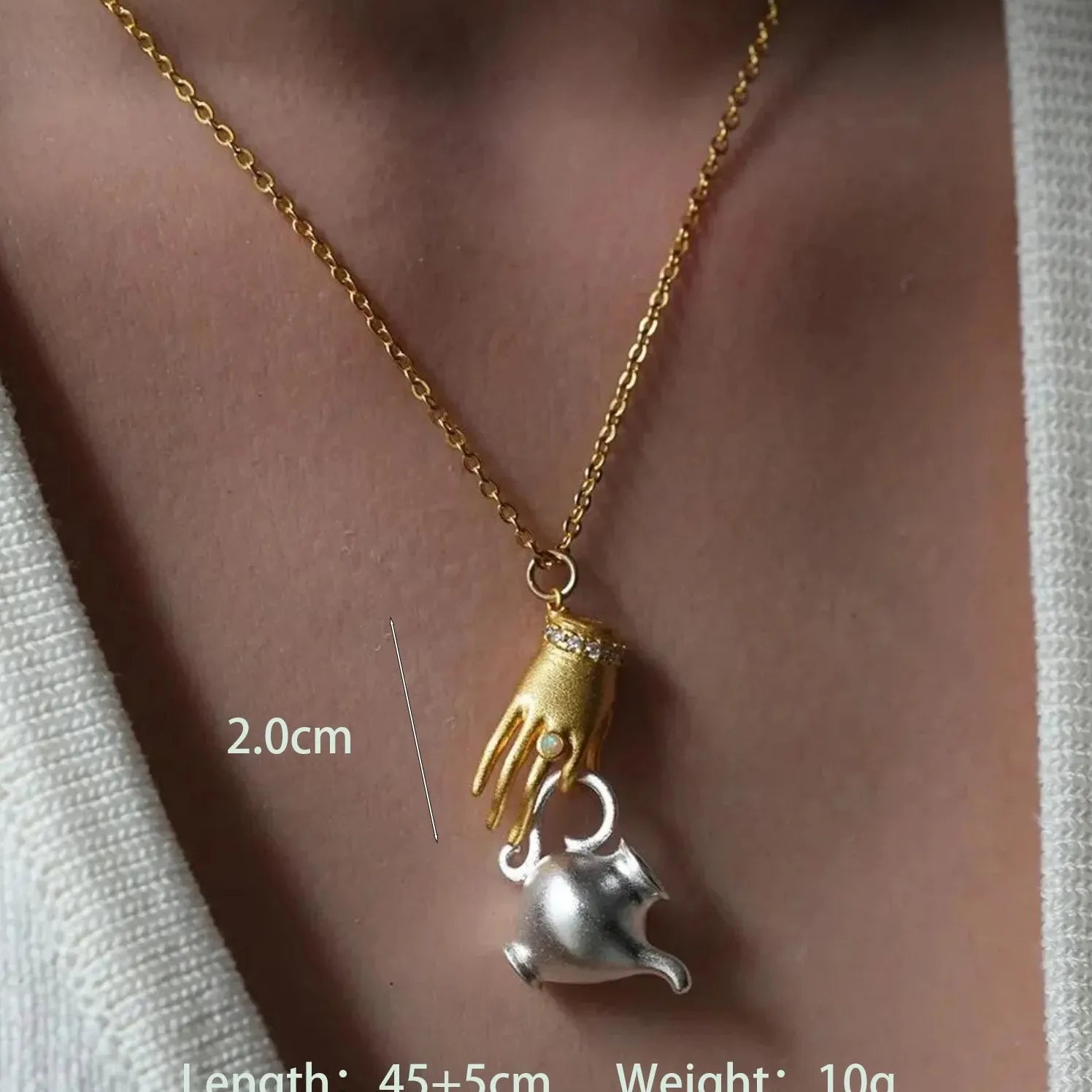 18K Gold Plated Stainless Steel Snowflake CZ Choker Necklace Vintage Jewelry