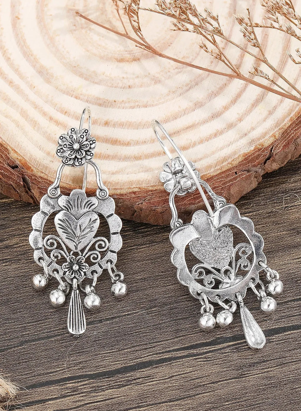 Bohemian Water Drop Long Geometric Alloy Dangle Earrings for Women
