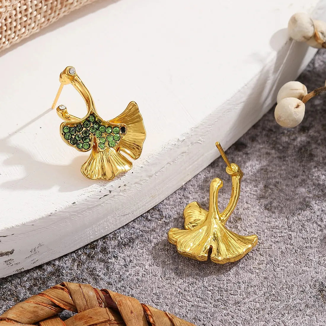 Gold Color Zinc Alloy Hoop Earrings for Women Daily Wear Statement Jewelry