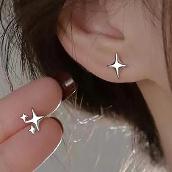 Yellow Daisy Zircon Pearl Stud Earrings for Women Vintage Gift Jewelry