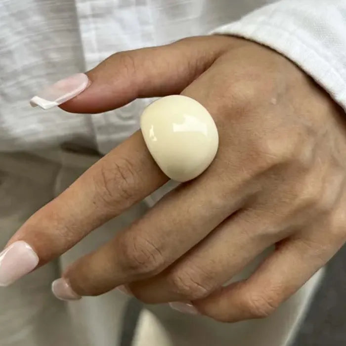 Y2K Vintage Geometric Punk Rings for Women Boho Party Jewelry Gift
