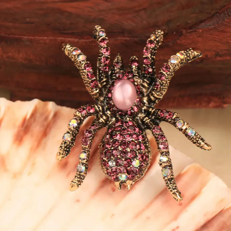 Luxury Spider Brooch for Men and Women Elegant Gift Accessory