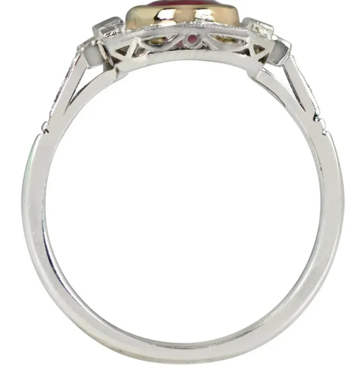 Gold Color Geometric Zircon Ring for Women Minimalist Trendy Zinc Alloy Jewelry