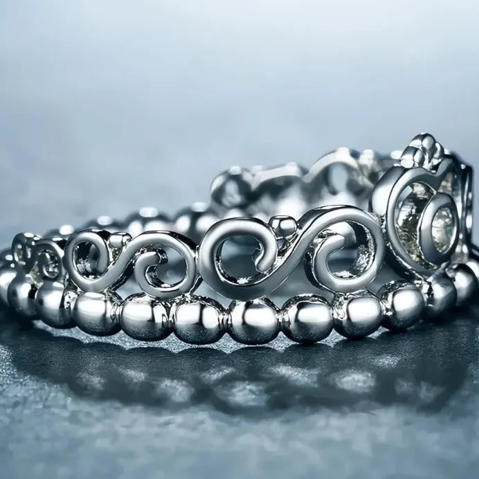 Eternity Women’s Hollow Out Cubic Zirconia Wedding Ring Sparkling Band