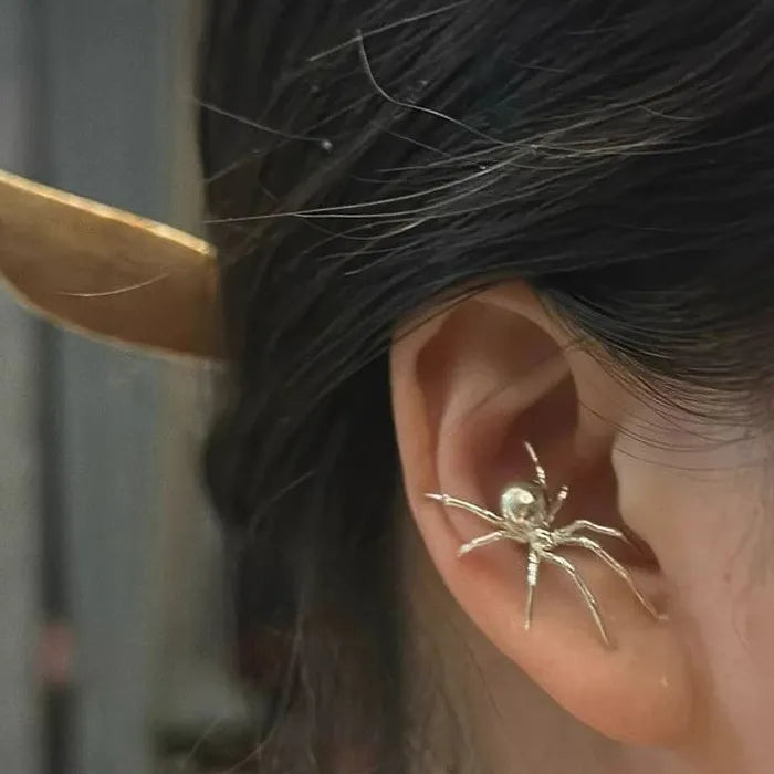Vintage Gothic Spider Drop Earrings for Women Zinc Alloy Punk Jewelry Gift