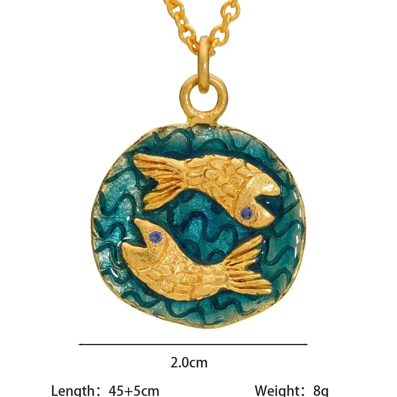 Stainless Steel Vintage Enamel Zodiac Coin Pendant Necklace 12 Constellations Jewelry