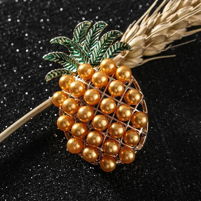 Watermelon Apple Durian Mulberry Fruit Brooch Pin for Women Men