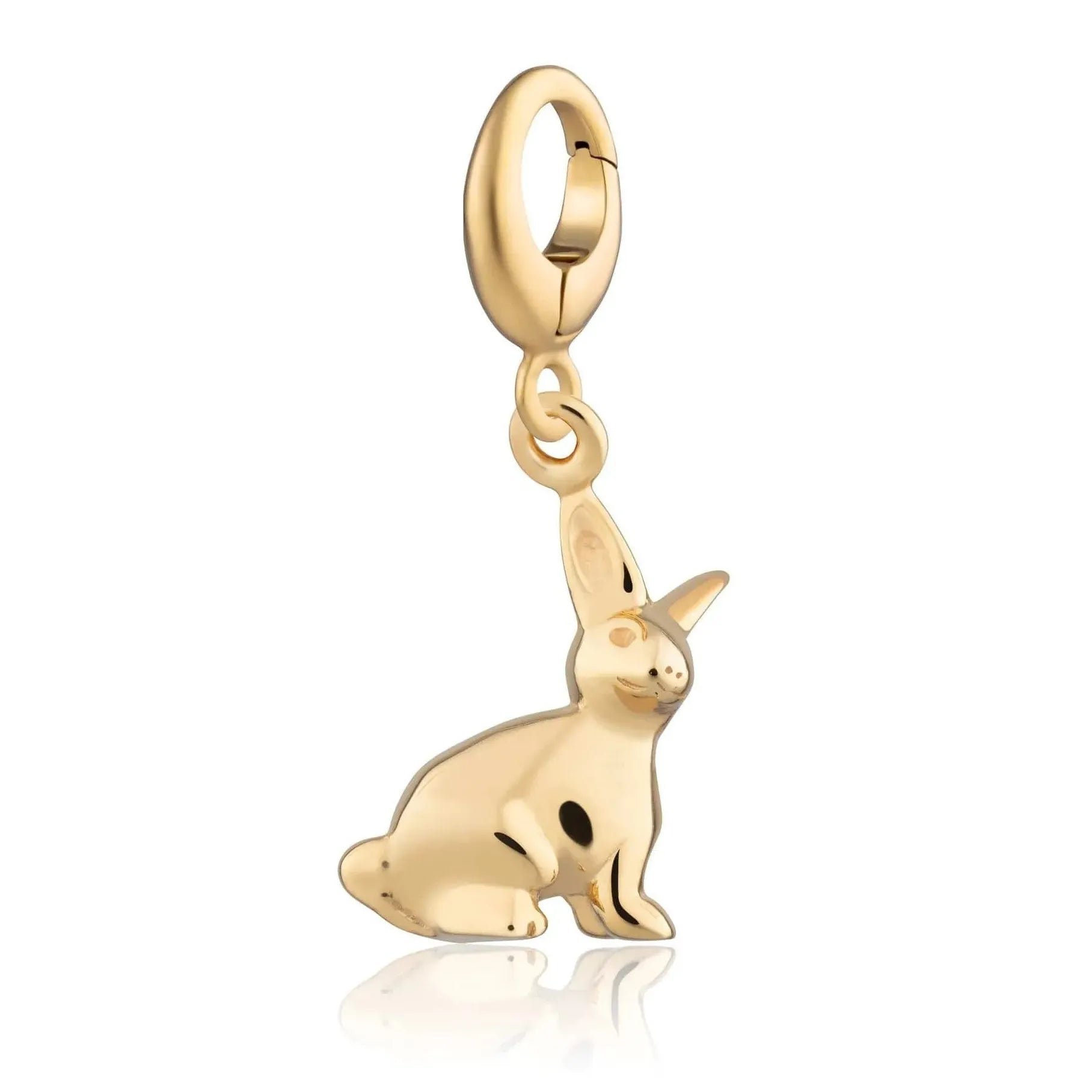 Gold Plated Stainless Steel Geometric Animal Charm Pendant Necklace Trendy Jewelry