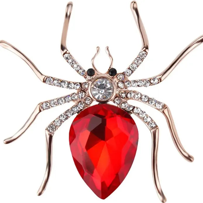 Luxury Elegant Spider Brooch for Women and Men Gift Accessory