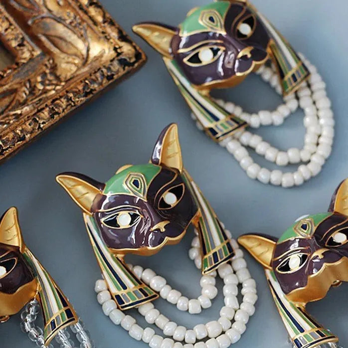 2024 Vintage Fox Stud Earrings Copper Alloy Animal Jewelry Gift Men Women