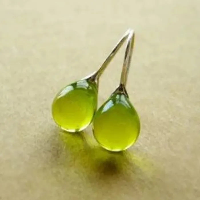 Delicate Gold Color Zinc Alloy Hook Dangle Earrings 8 Colors for Women Wedding