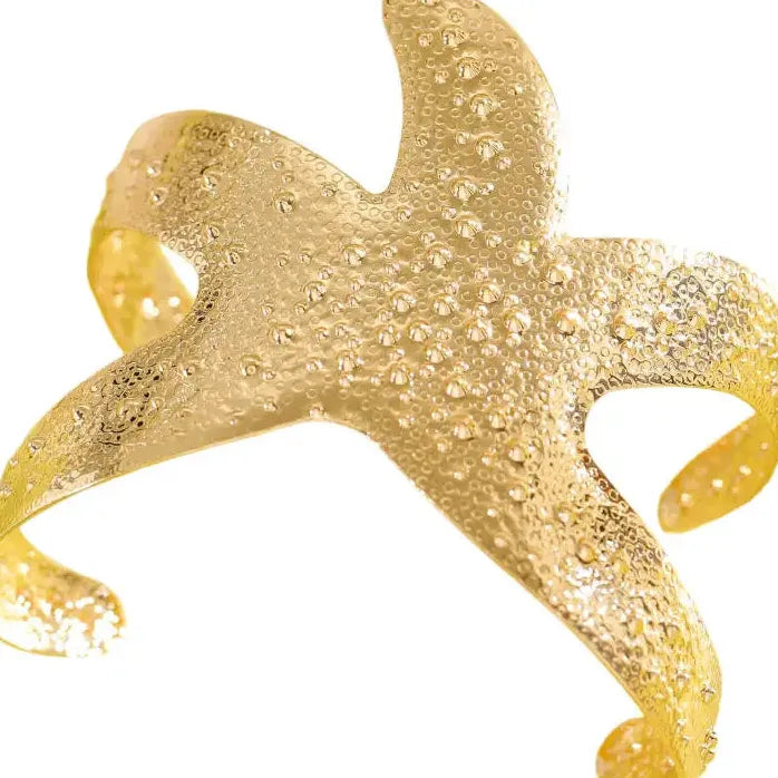 Personalized Geometric Metal Starfish Arm Bangles for Women Bohemian Bracelet