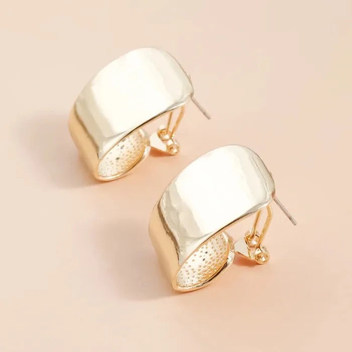 Square Geometric Stud Earrings and Ring Set for Women Jewelry Gift