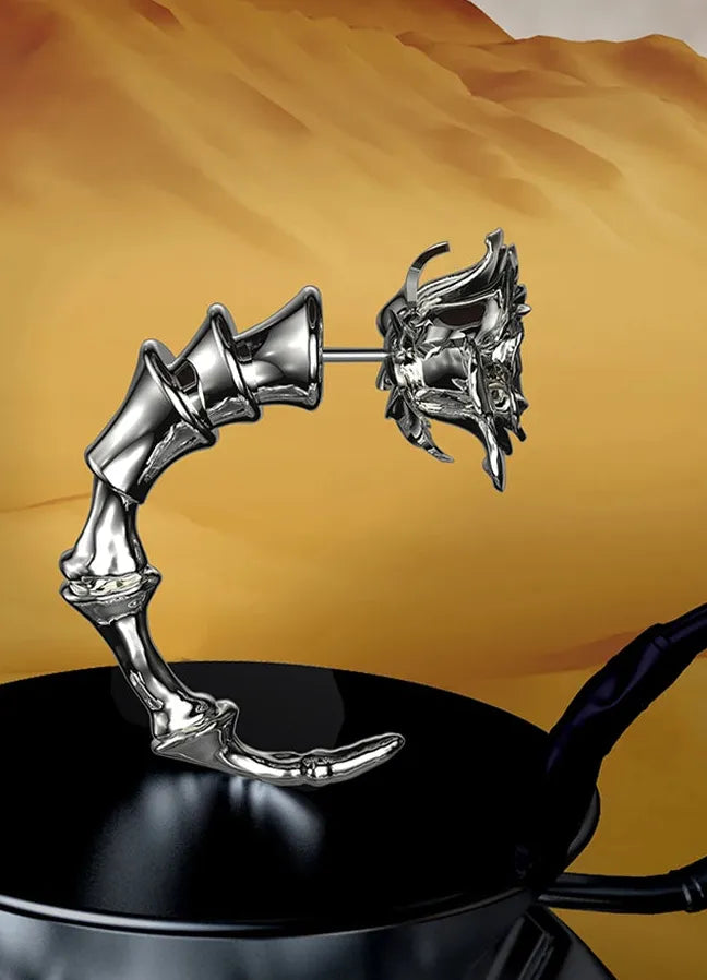 2024 Gothic Skeleton Stud Earrings Men's & Women's Fashion Jewelry Gift