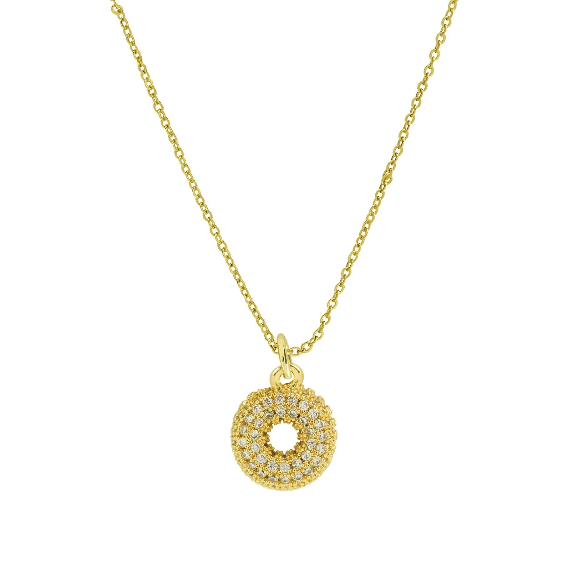 18k Gold Plated A-Z Initial Pendant Necklace Stainless Steel Choker Women Gift