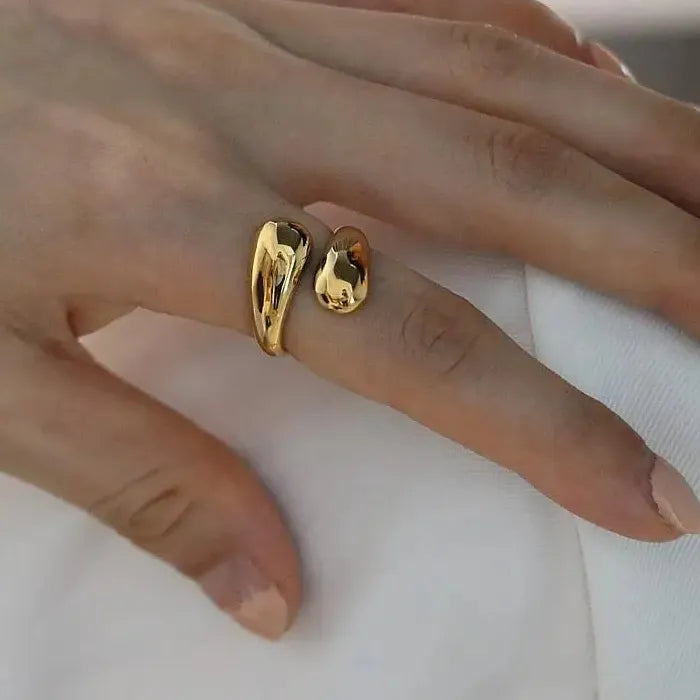 3Pcs Punk Metal Open Rings Set Vintage Y2K Fashion Jewelry for Women Men Party
