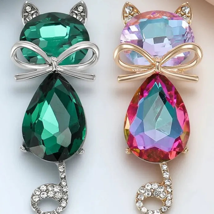 Classic Luxury Bow Brooch for Women Men Elegant Jewelry Gift