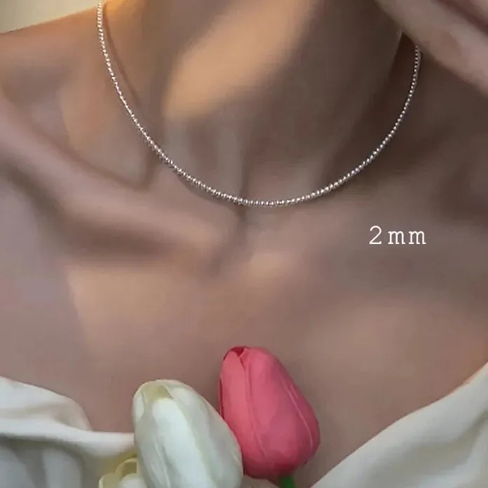 Vintage Simulated Pearl Beaded Necklace for Women Wedding Bridal Gift