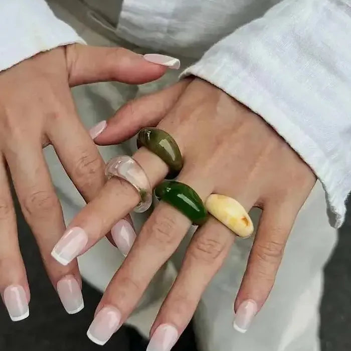 Y2K Boho Irregular Finger Rings for Women Trendy 2025 Statement Jewelry