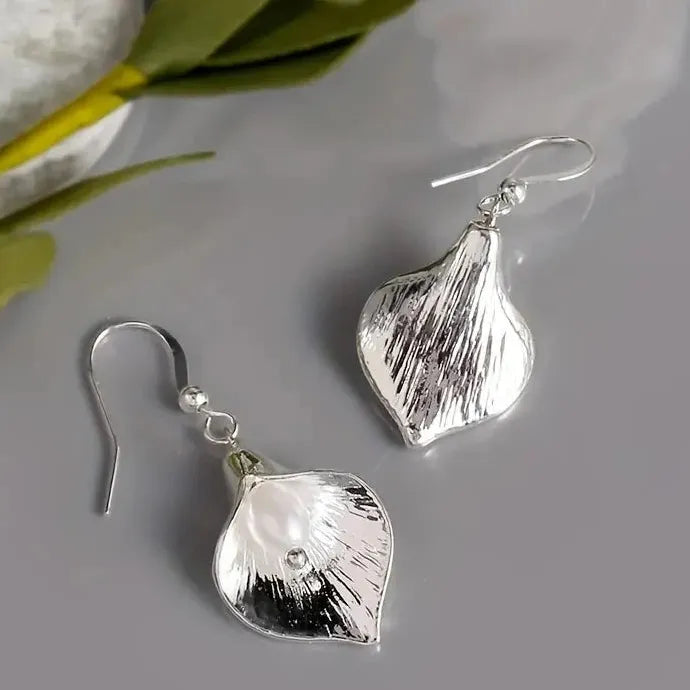 Sweet Imitation Pearl Drop Earrings for Women Wedding Engagement Gift Zinc Alloy