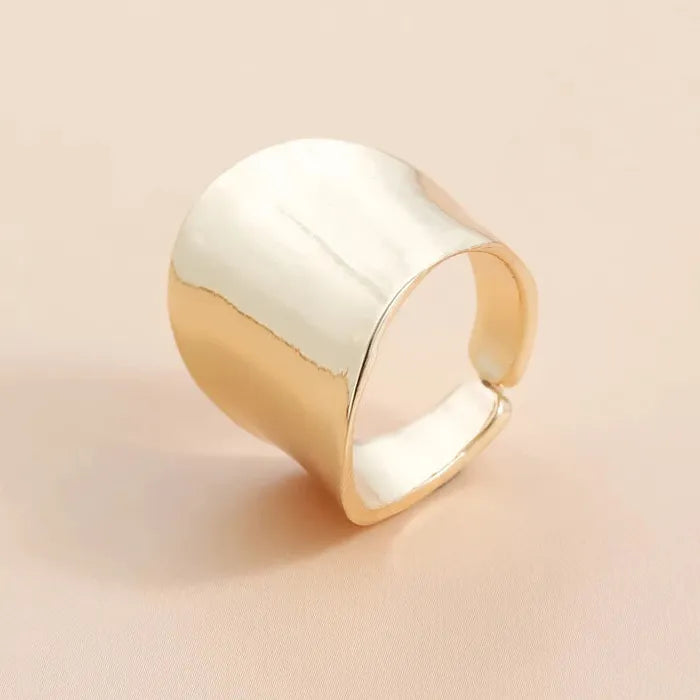 Square Geometric Stud Earrings and Ring Set for Women Jewelry Gift